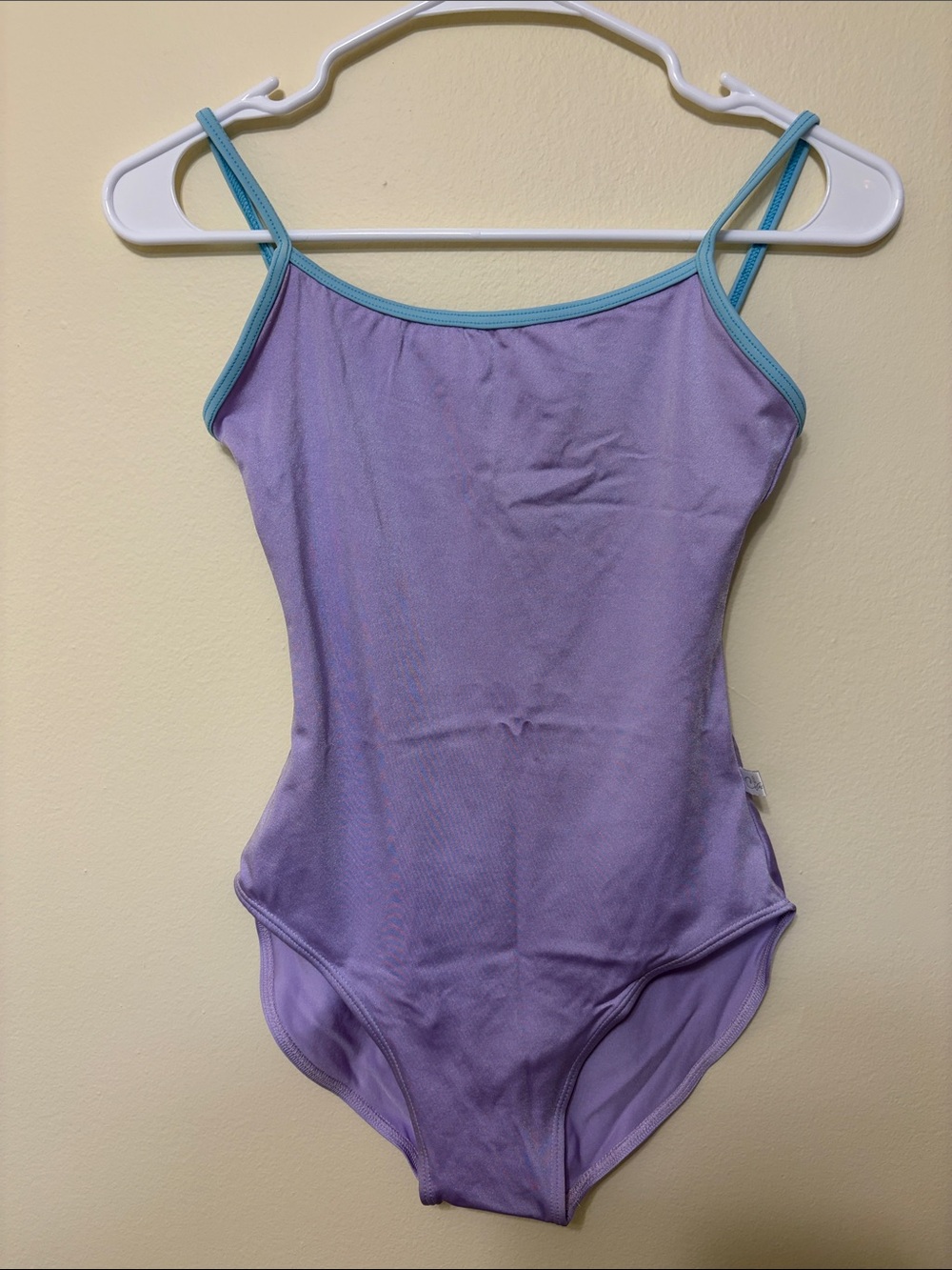 Class In Lavender Leotard w/ Light Blue Trim size S